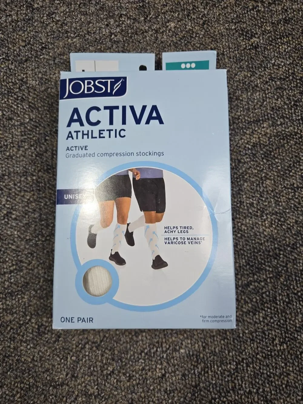 JOBST Activa Athletic 20-30 Knee High, Close Toe